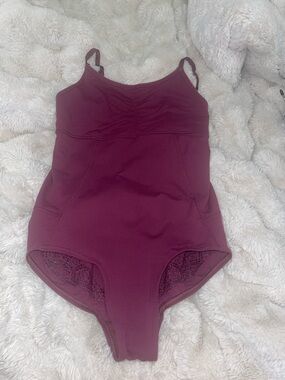 Kids Burgundy One-Piece Bodysuit